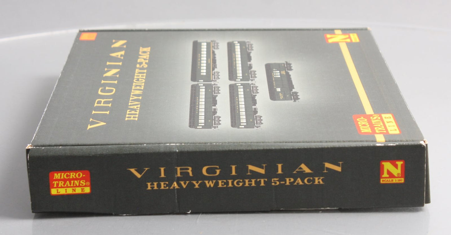 Micro-Trains 98300196 N Virginian Passenger Car with Jewel Case (Set of 5)