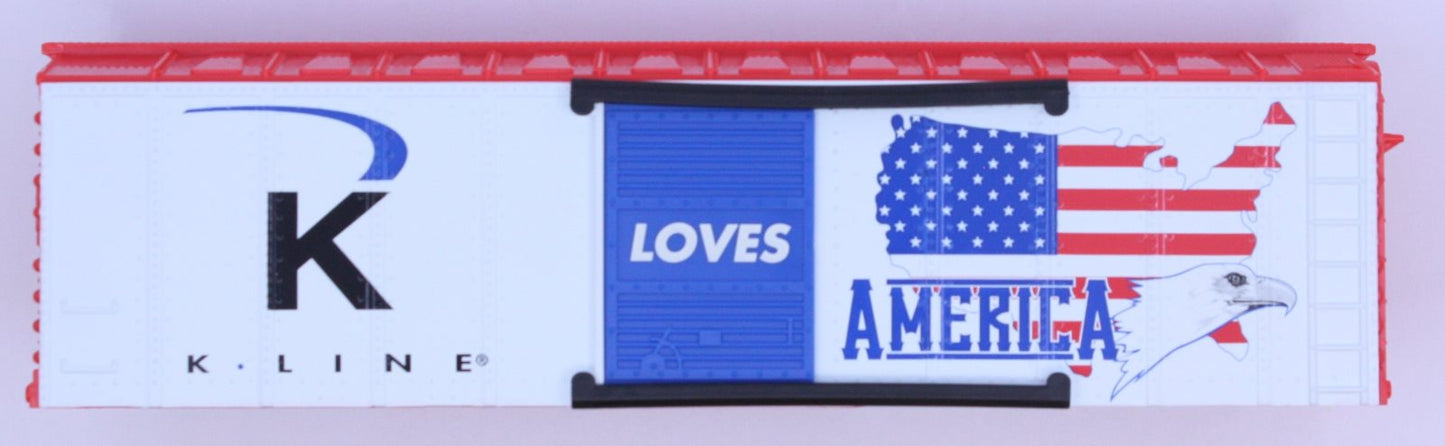 K-Line K-515802 K-Line Loves America Small Boxcar Shell