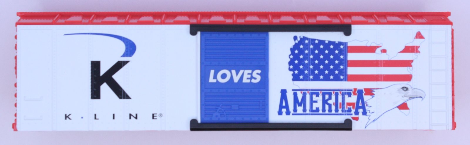 K-Line K-515802 K-Line Loves America Small Boxcar Shell