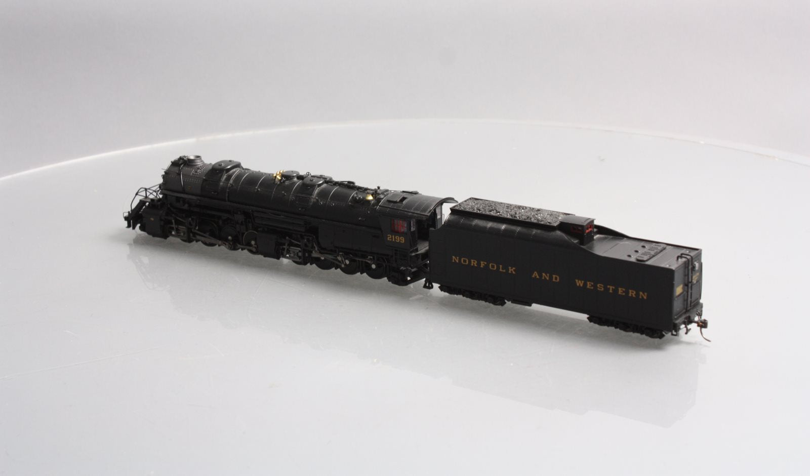 Broadway Limited 2103 HO N&W Y6b 2-8-8-2 221 Steam Locomotive #2199 w/ DCC & Snd