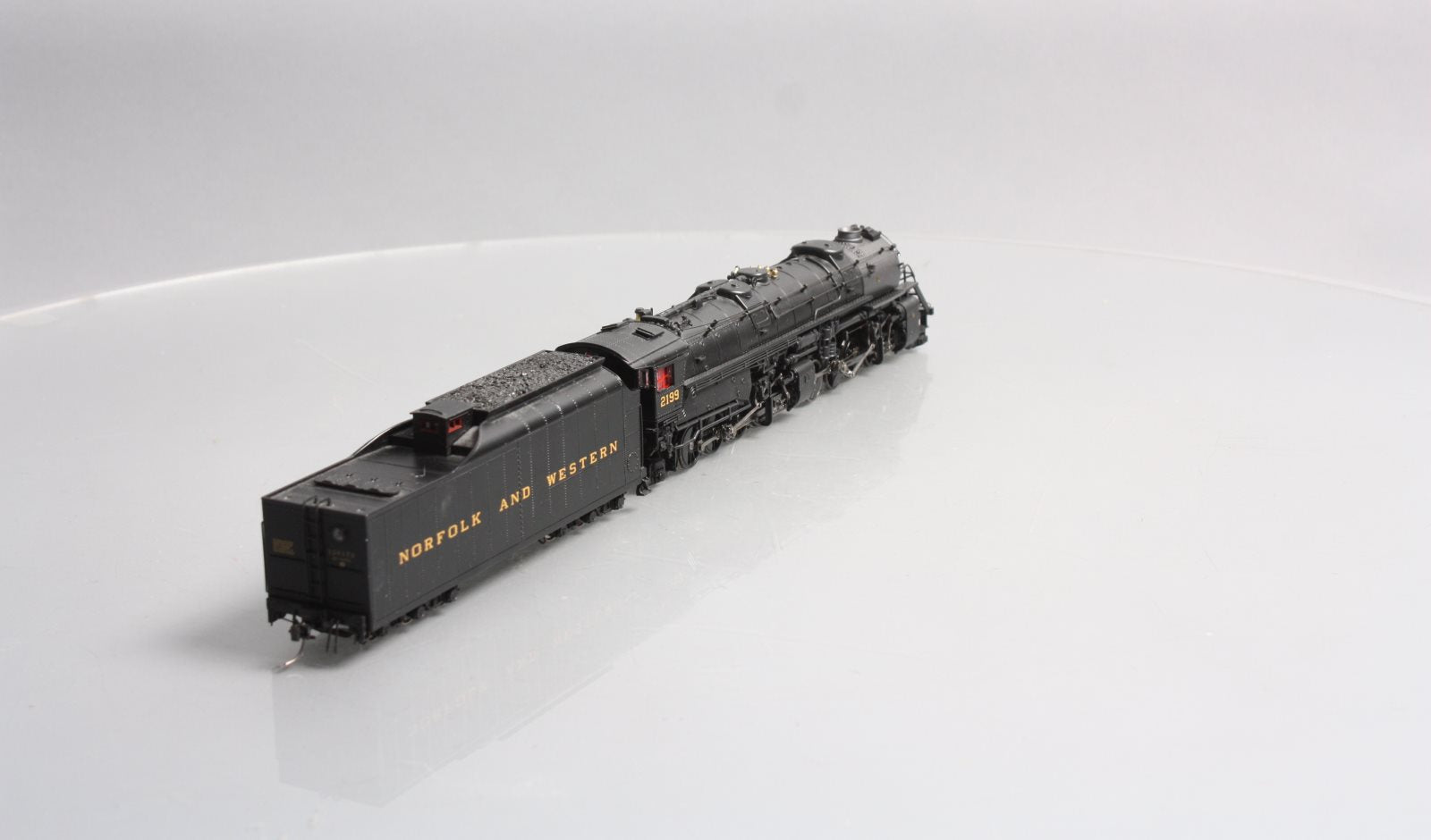 Broadway Limited 2103 HO N&W Y6b 2-8-8-2 221 Steam Locomotive #2199 w/ DCC & Snd