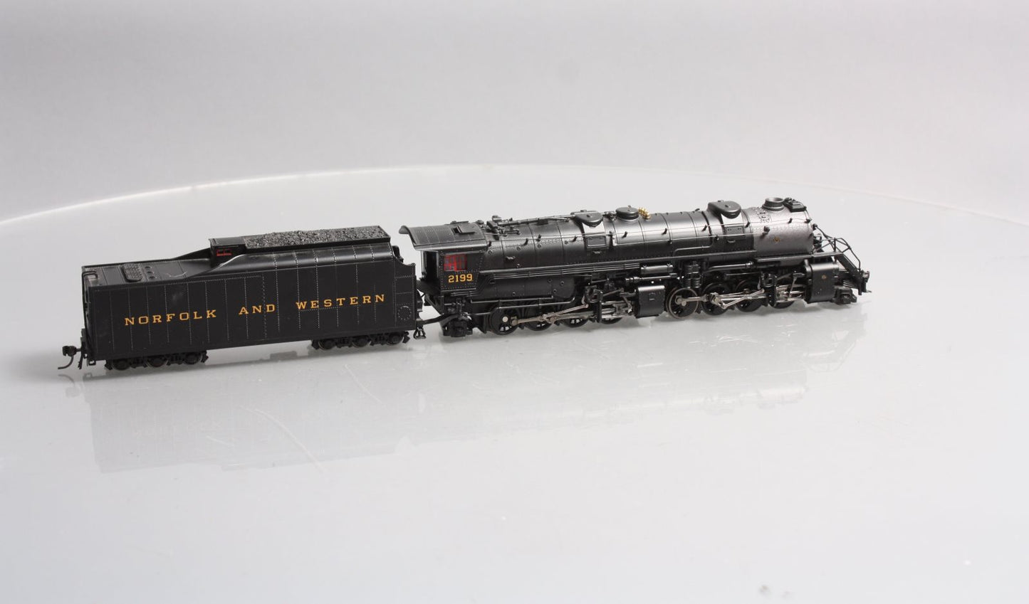 Broadway Limited 2103 HO N&W Y6b 2-8-8-2 221 Steam Locomotive #2199 w/ DCC & Snd