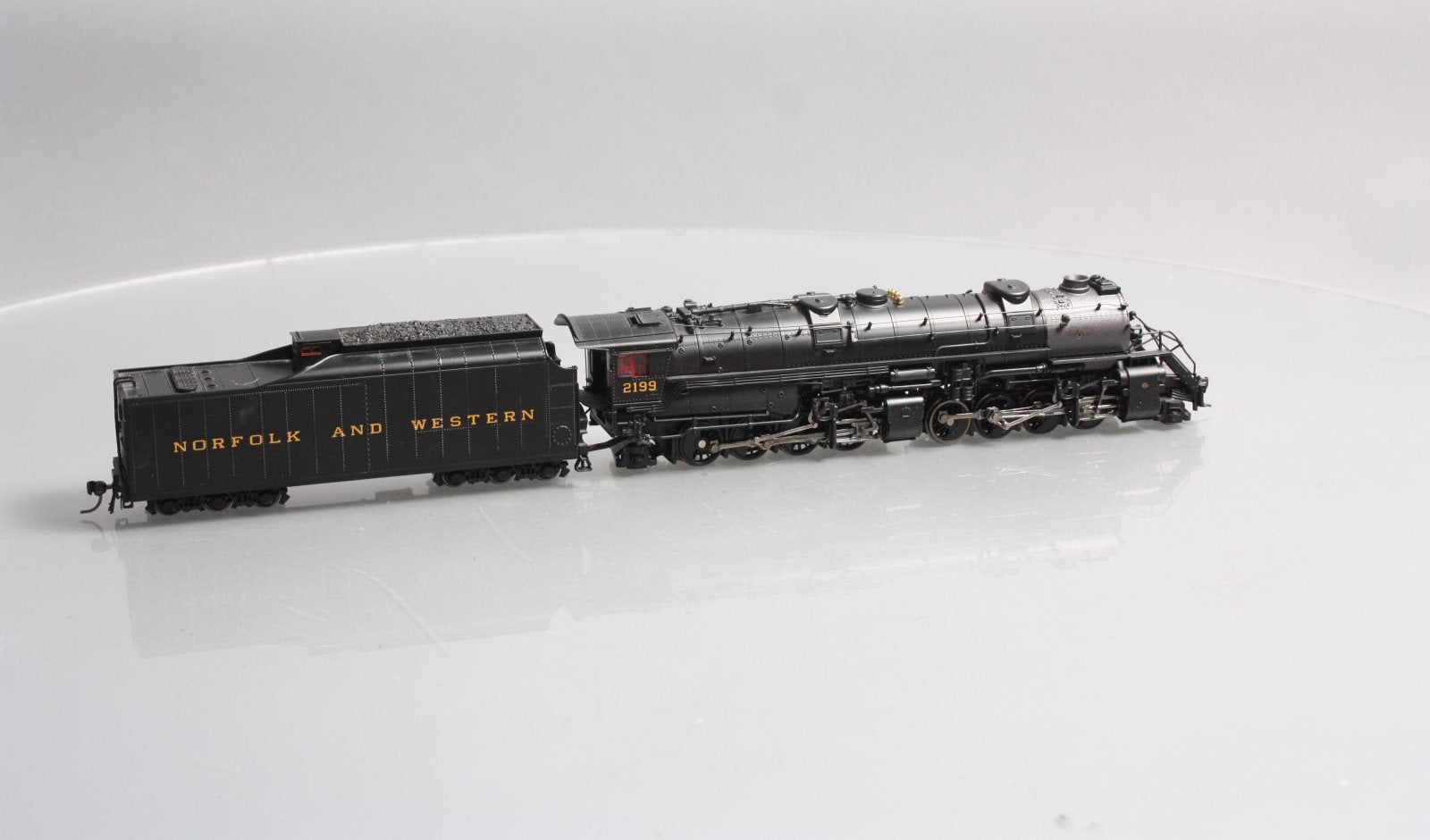 Broadway Limited 2103 HO N&W Y6b 2-8-8-2 221 Steam Locomotive #2199 w/ DCC & Snd