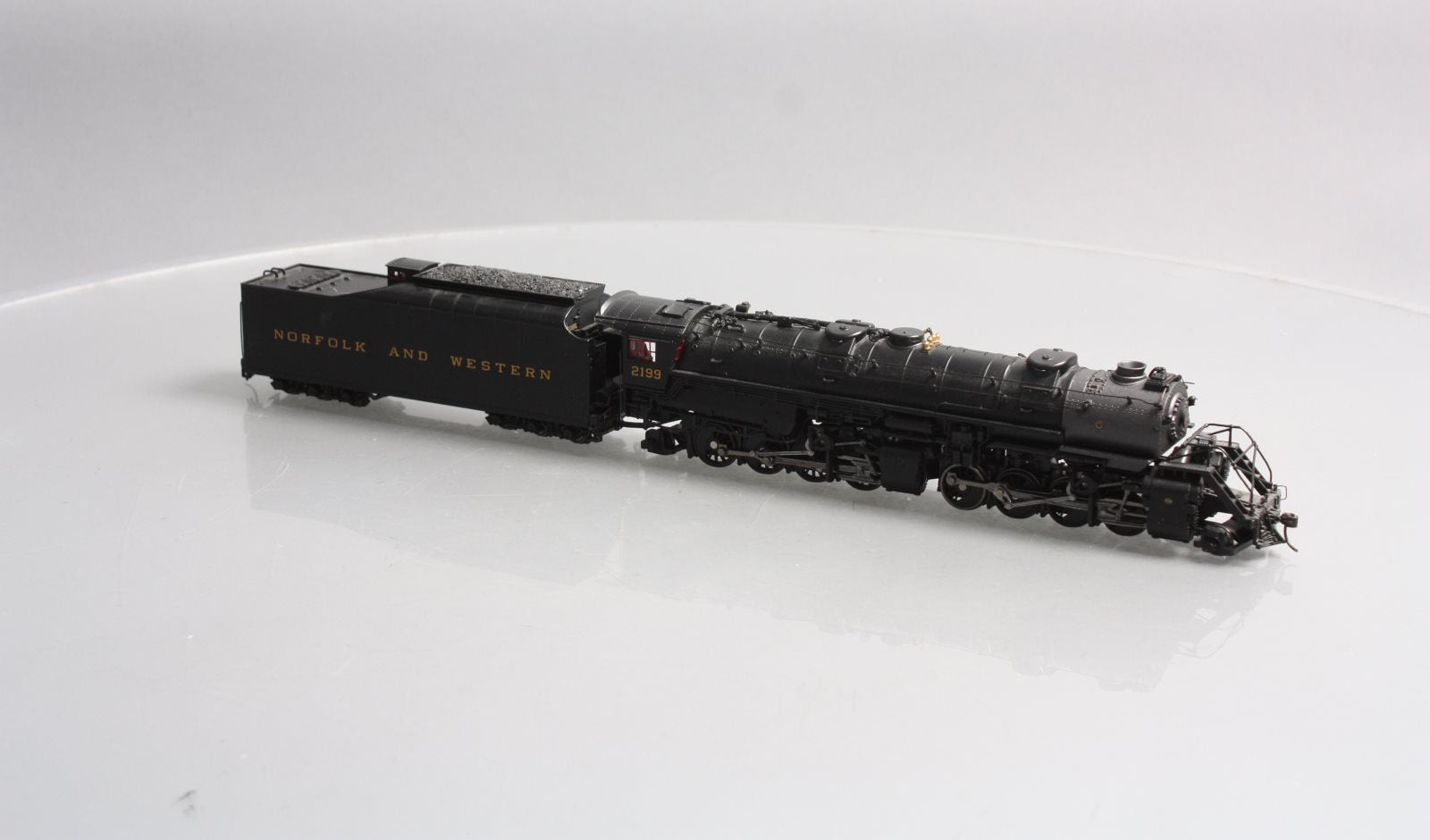 Broadway Limited 2103 HO N&W Y6b 2-8-8-2 221 Steam Locomotive #2199 w/ DCC & Snd