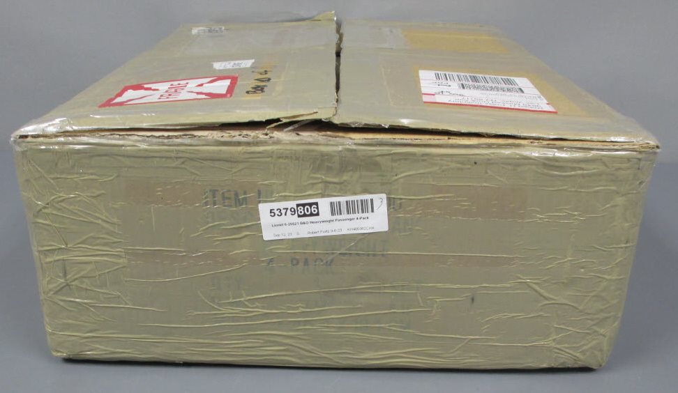 Lionel 6-25521 B&O Heavyweight Passenger 4-Pack