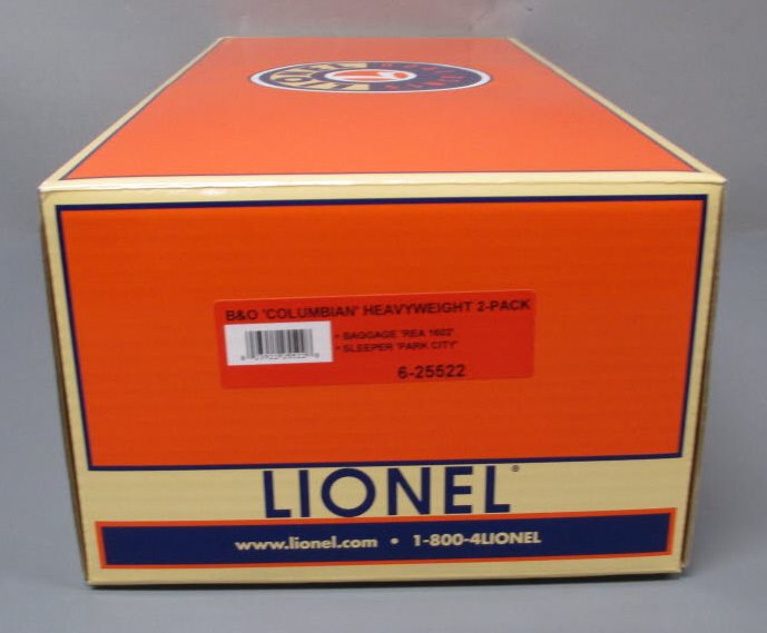 Lionel 6-25522 B&O Heavyweight Passenger Car(Set of 2)