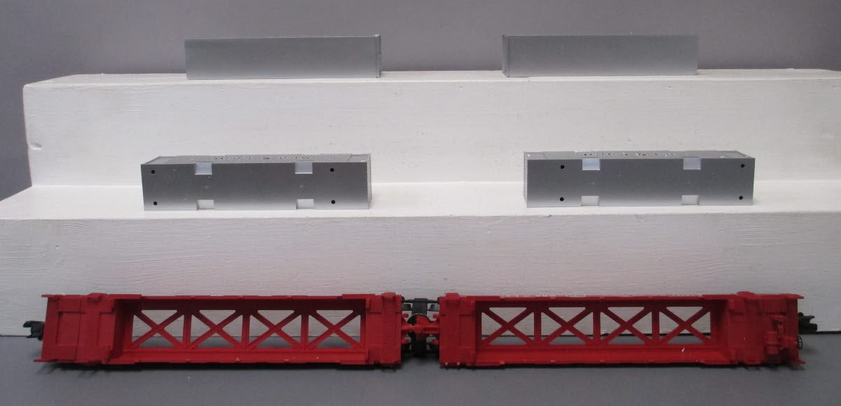Lionel 6-16936 O Gauge Susquehanna Sea Land Maxi-Stack Flatcar VG/Box