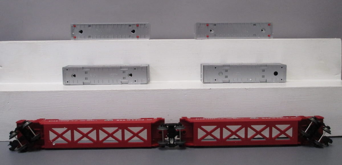 Lionel 6-16936 O Gauge Susquehanna Sea Land Maxi-Stack Flatcar EX/Box