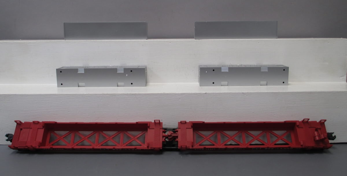 Lionel 6-16936 O Gauge Susquehanna Sea Land Maxi-Stack Flatcar EX/Box