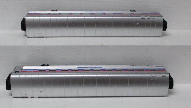 MTH 30-67997 O Amtrak 60' Streamlined Phase 2 Sleeper/Diner Set (Set of 2)