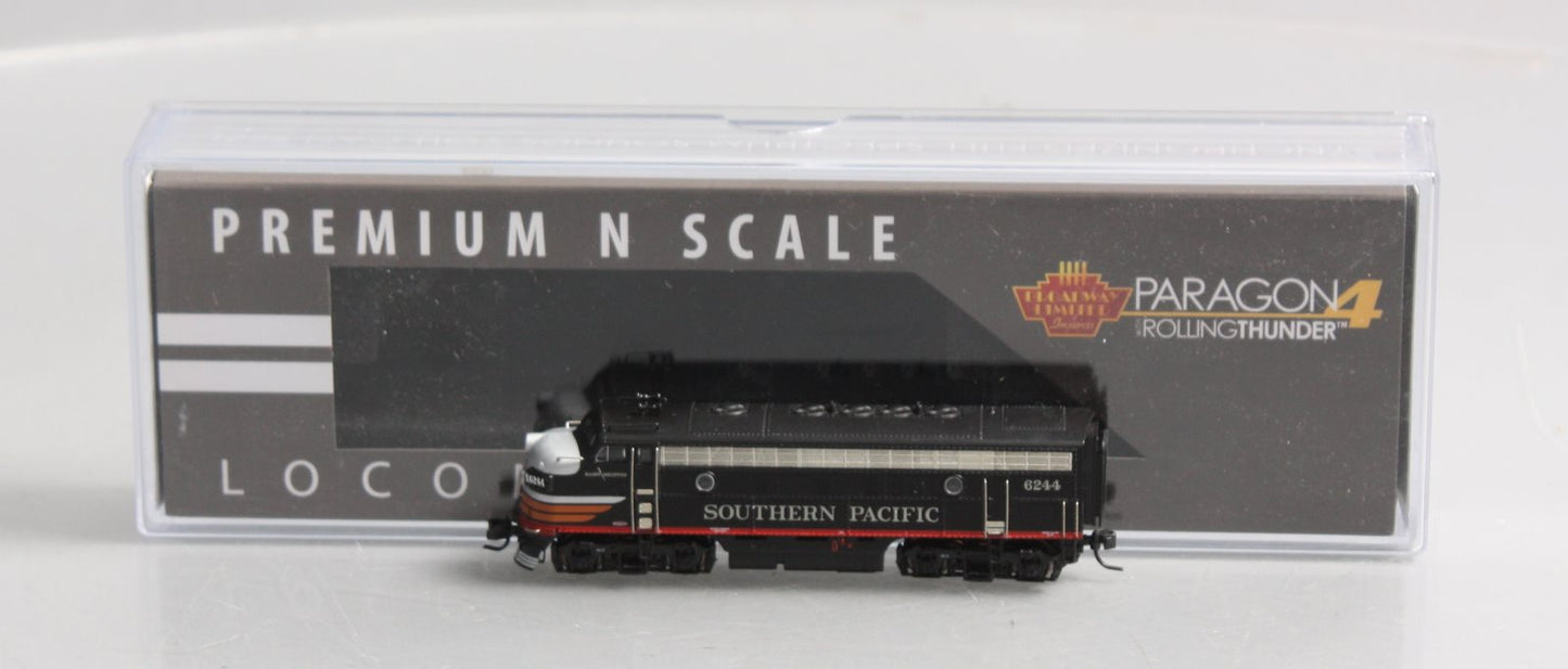 Broadway Limited 6882 N Scale SP EMD F7A Diesel Locomotive #6244 w/Paragon4