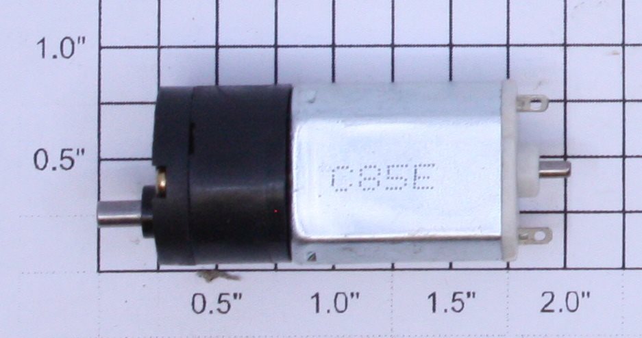 Acme C85E Small 12 Volt DC Can Motor with Gearbox