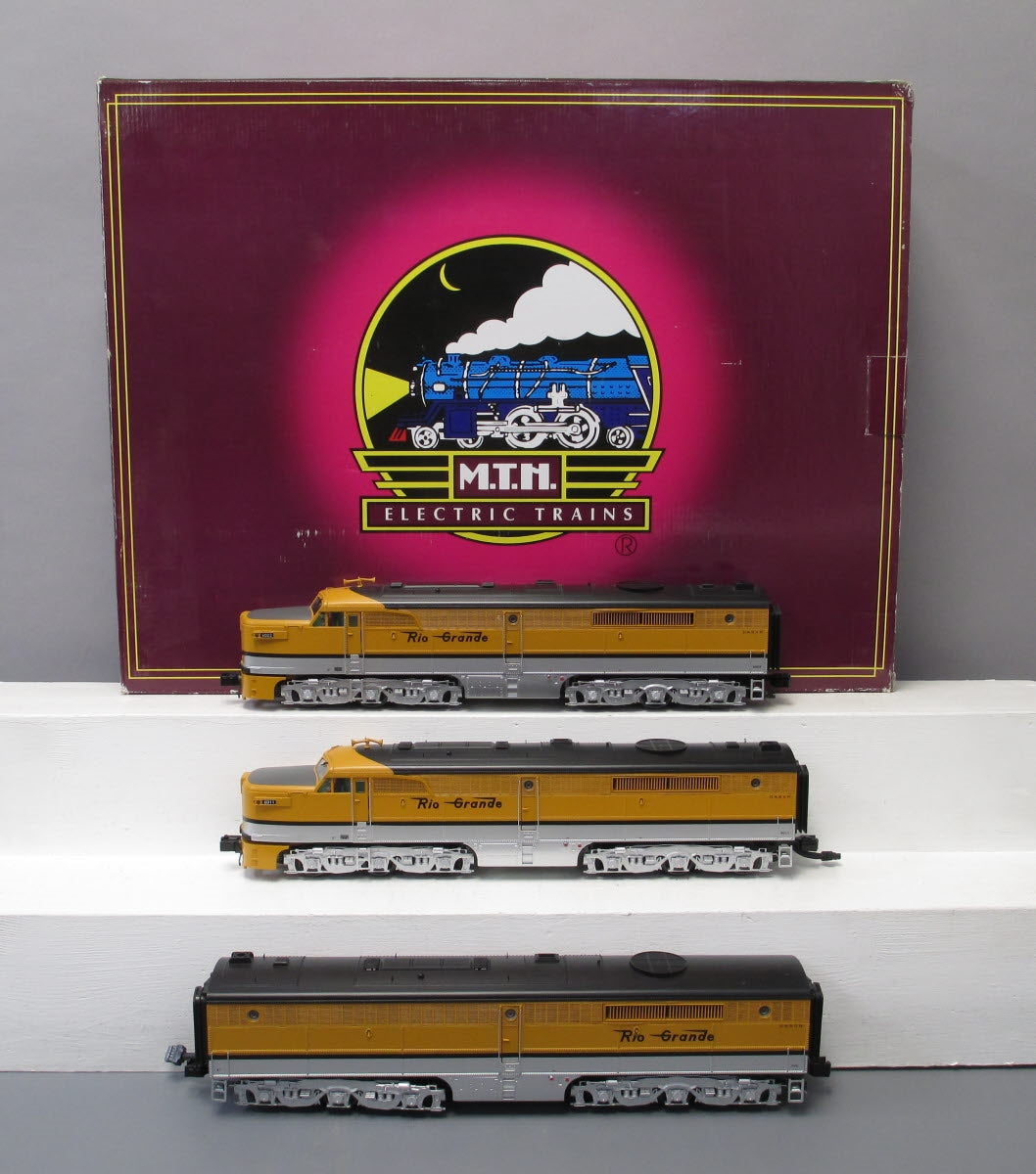 MTH 20-20310-1 Denver Rio Grande Alco PA ABA Diesel Set w/PS 3.0 #6003/6011/6016