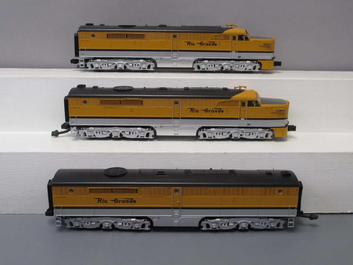 MTH 20-20310-1 Denver Rio Grande Alco PA ABA Diesel Set w/PS 3.0 #6003/6011/6016