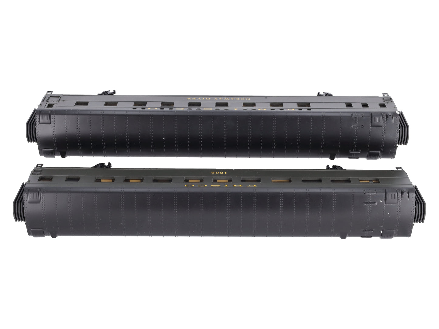 MTH 20-66030 O Frisco 70' Streamlined Sleeper/Diner Passenger Car Set (Set of 2)