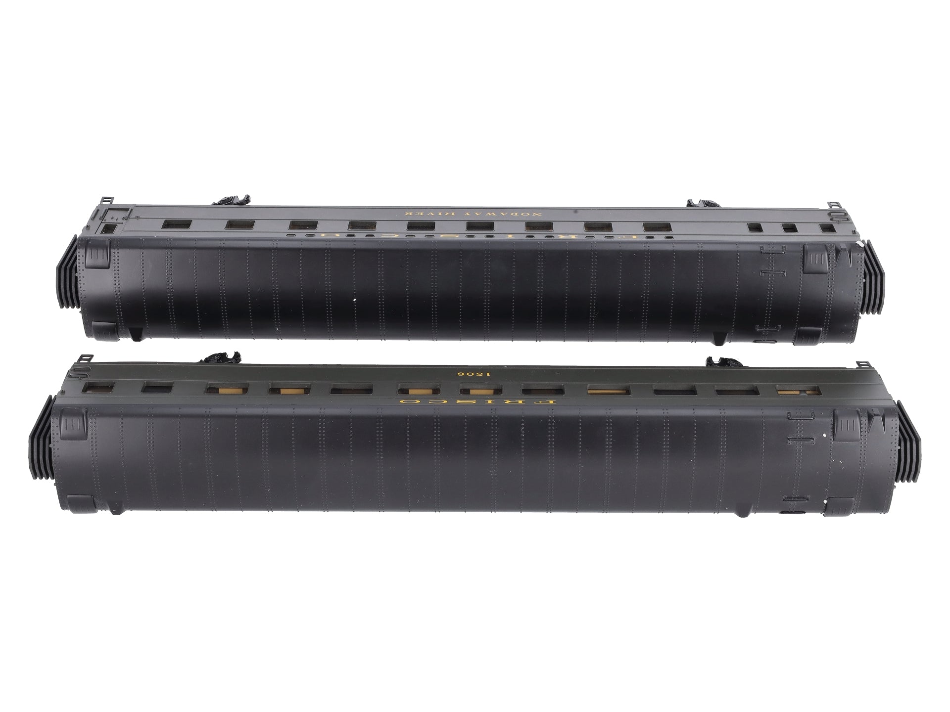 MTH 20-66030 O Frisco 70' Streamlined Sleeper/Diner Passenger Car Set (Set of 2)