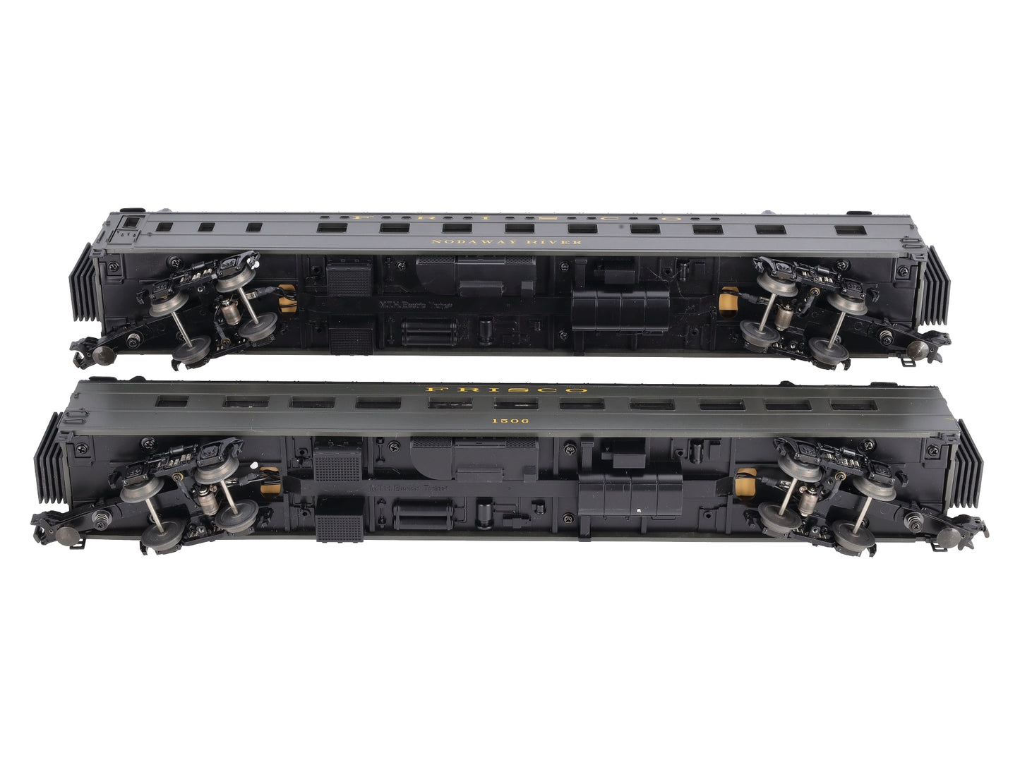 MTH 20-66030 O Frisco 70' Streamlined Sleeper/Diner Passenger Car Set (Set of 2)