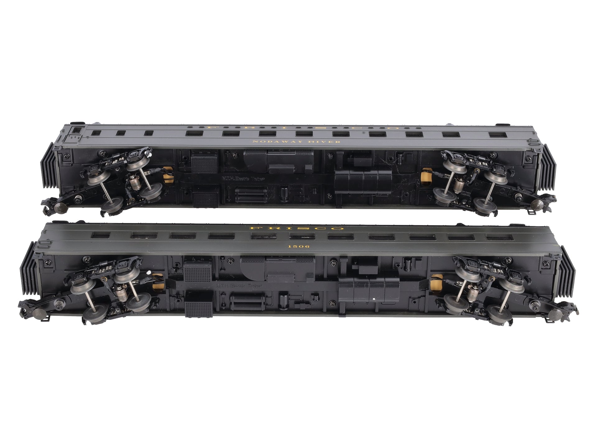 MTH 20-66030 O Frisco 70' Streamlined Sleeper/Diner Passenger Car Set (Set of 2)