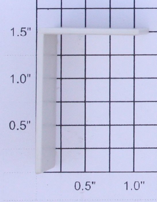 K-Line K4400-23-07 Off-white "L" Shaped Right Wall Partition