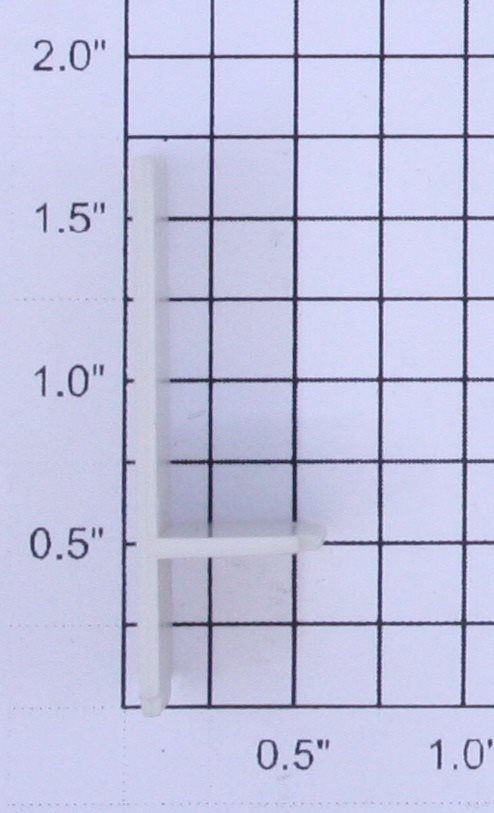 K-Line K4400-23-08 Passenger Car Off-White "T" Shaped Long Wall Partition