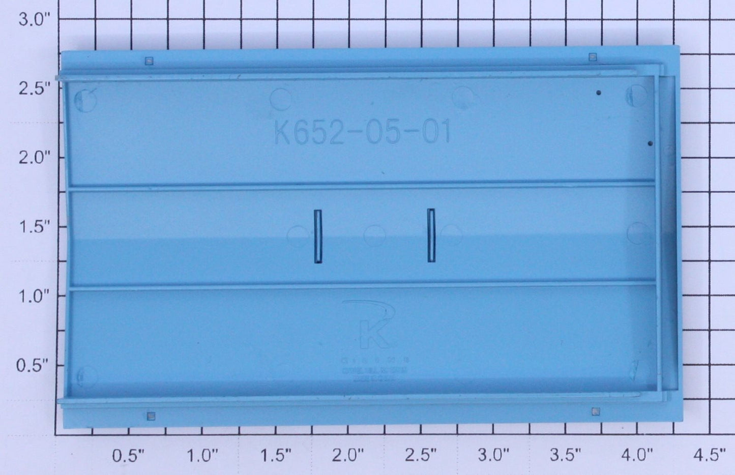 K-Line K652-1391-0302 O Gauge Blue "The Rock" Gondola Cover