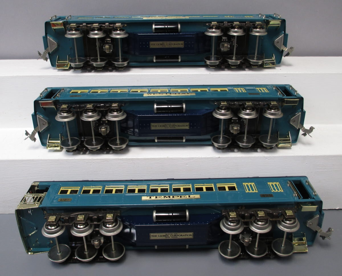 MTH 11-40021 Std. Gauge Blue Comet 3-Car Passenger Set