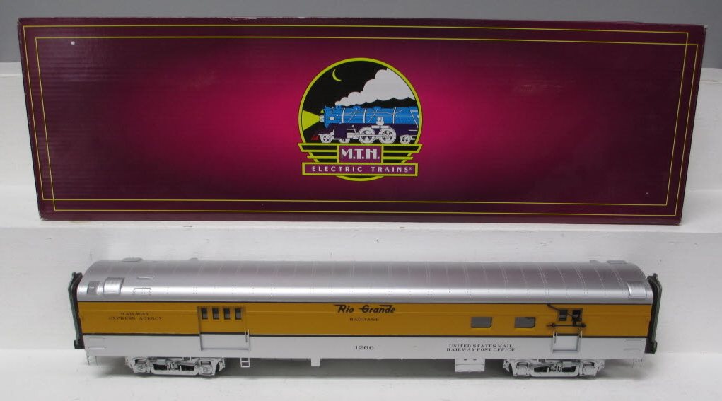 MTH 20-68210 O Gauge D&RGW 70' Passenger Car #1200 – Trainz