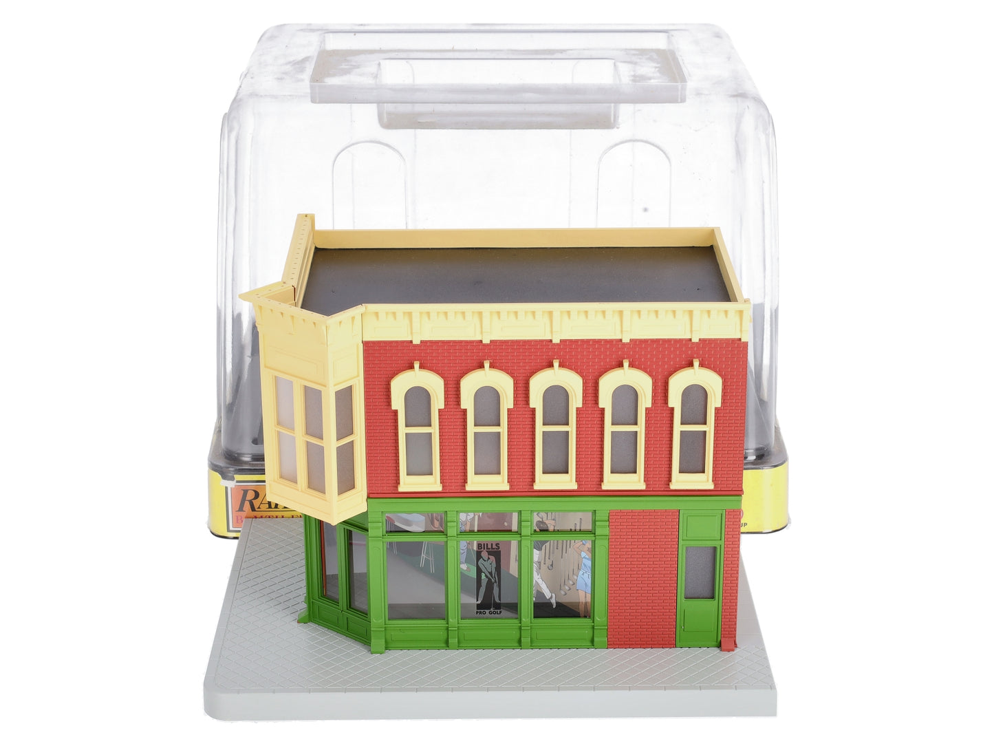 MTH 30-90352 O Gauge Bill's Golf Pro Shop Corner Building with Blinking Signal