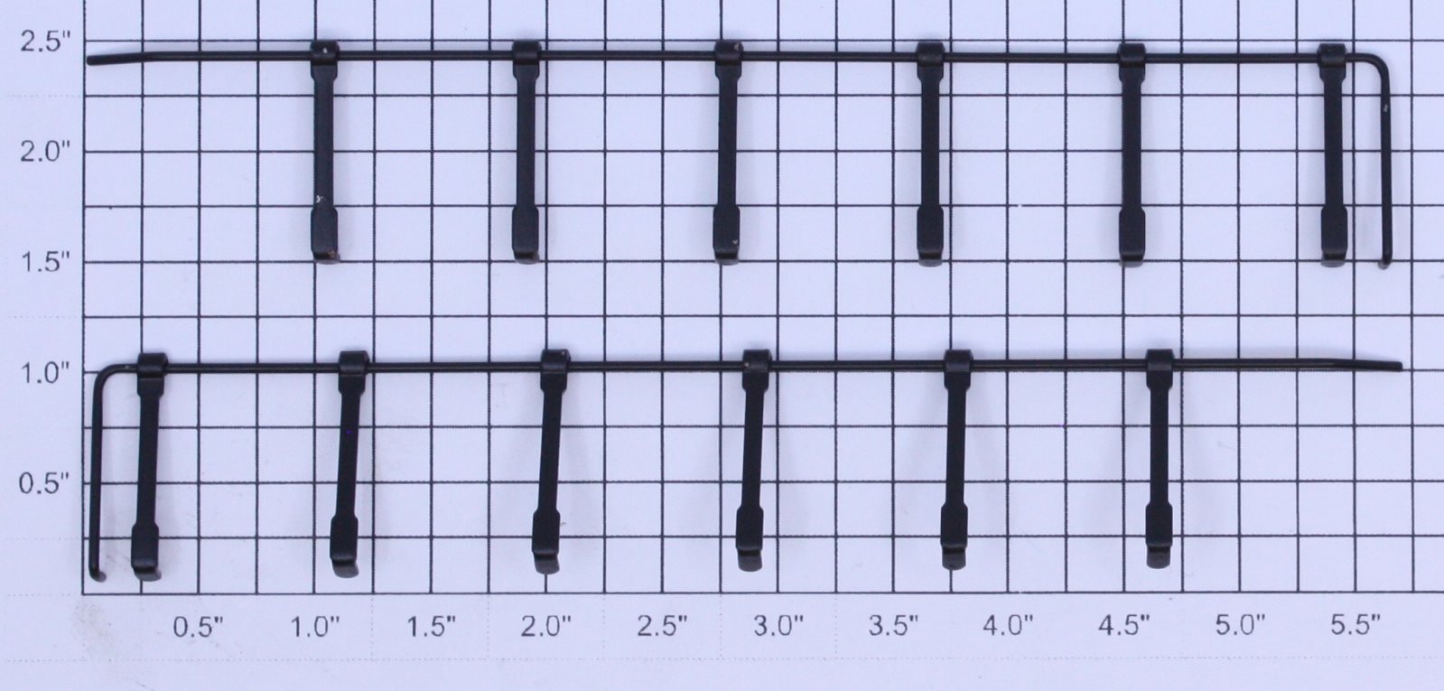 K-Line K2300-E001/E002 Black S-2 Diesel Handrail Set