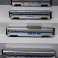 MTH 30-67996 O Amtrak 60' Streamlined Phase 2 Passenger Car Set (Set of 4)