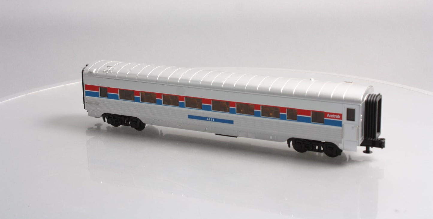 MTH 30-67998 O Amtrak (Phase 2) 60' Streamlined Coach Car #4411