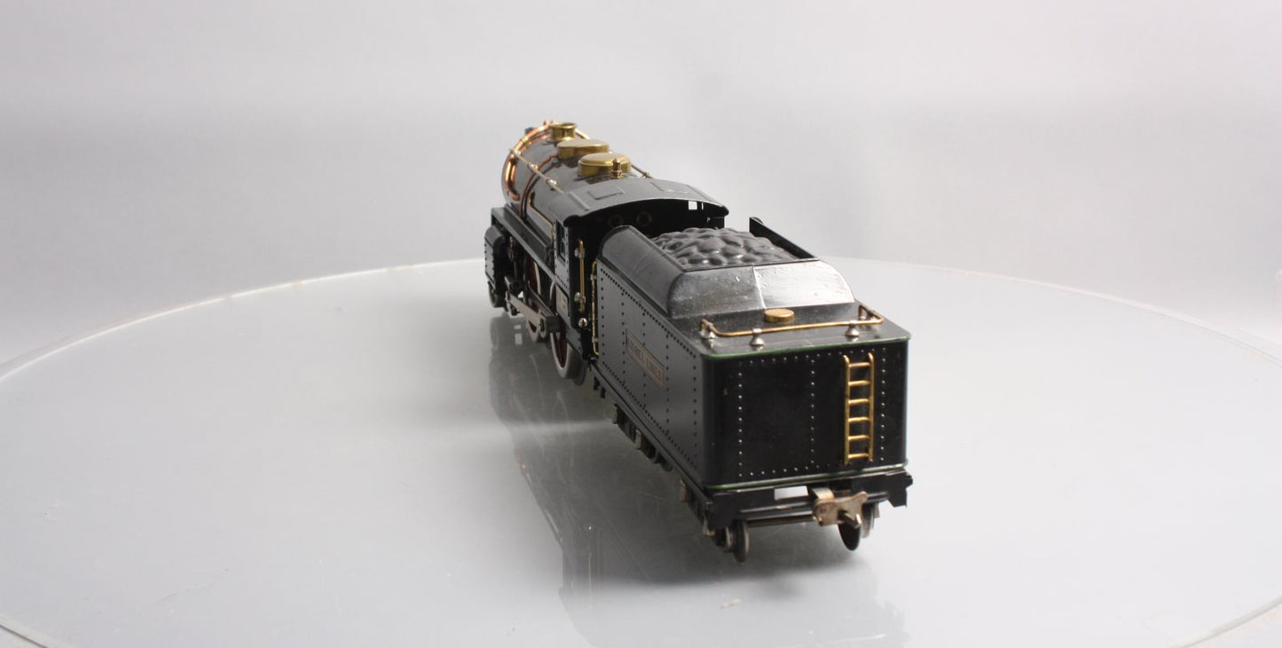 Lionel 384 Vintage Standard Gauge Lionel Lines 2-4-0 Steam Locomotive and Tender