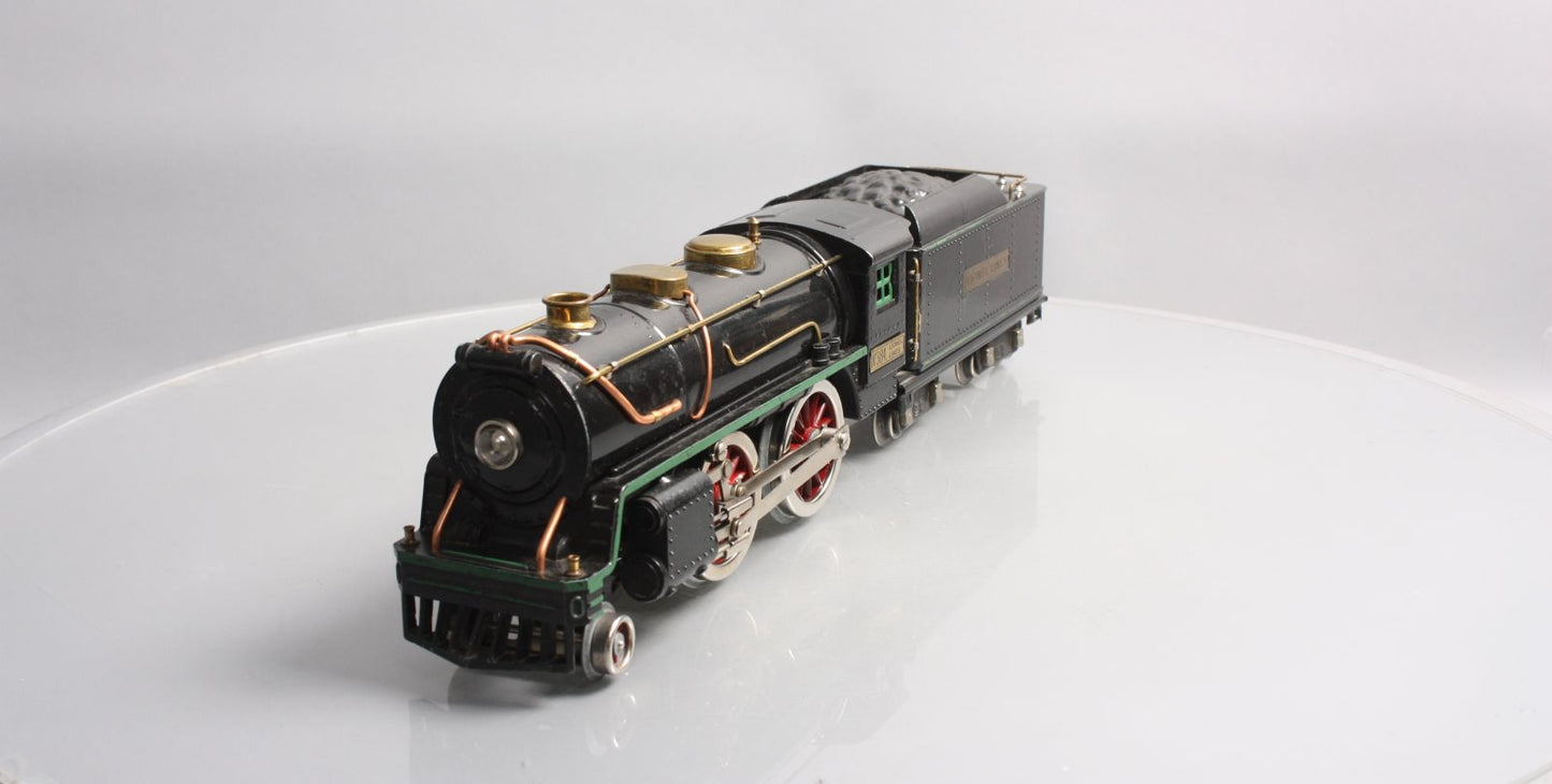Lionel 384 Vintage Standard Gauge Lionel Lines 2-4-0 Steam Locomotive and Tender
