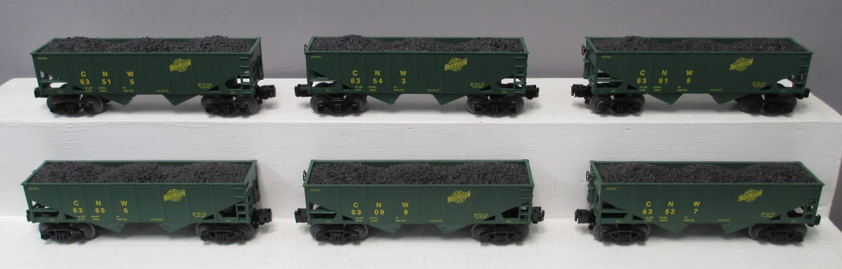 Lionel 1928120 O Chicago and North Western Hopper Cars (Pack of 6)