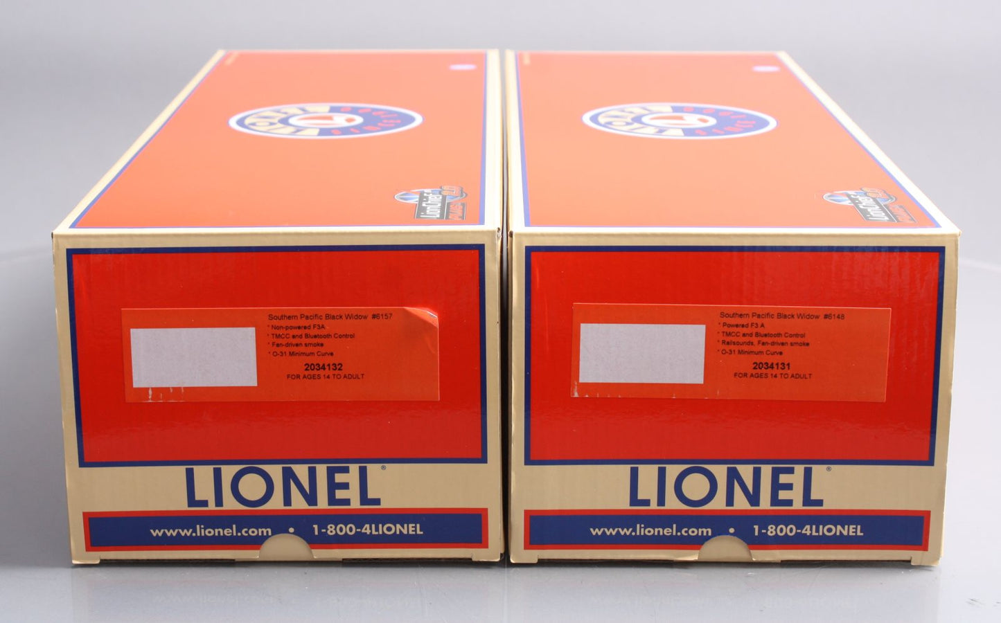 Lionel 2034130 O SP F3 AA Lionchief Plus 2.0 Diesel Locomotive #6148/#6157