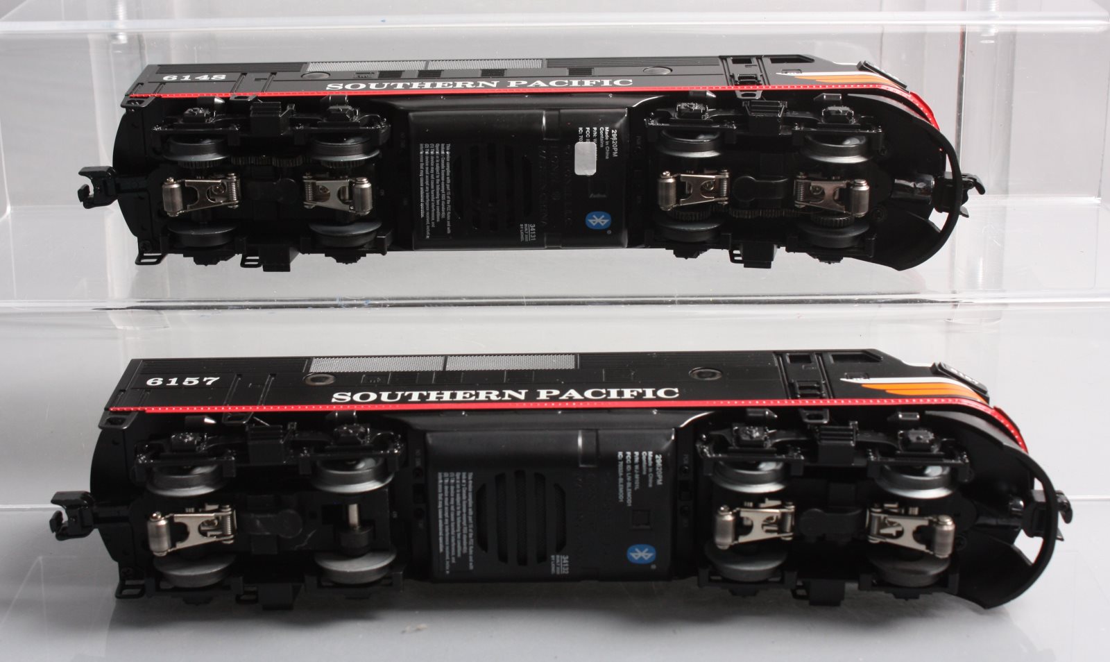 Lionel 2034130 O SP F3 AA Lionchief Plus 2.0 Diesel Locomotive #6148/#6157