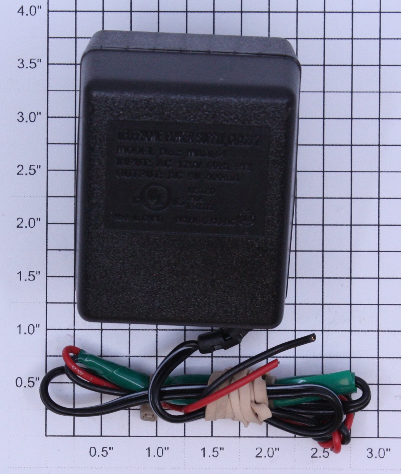 Acme MAAB-1 HO Gauge Accessory AC-DC Power Supply Transformer 9V-400mA Output