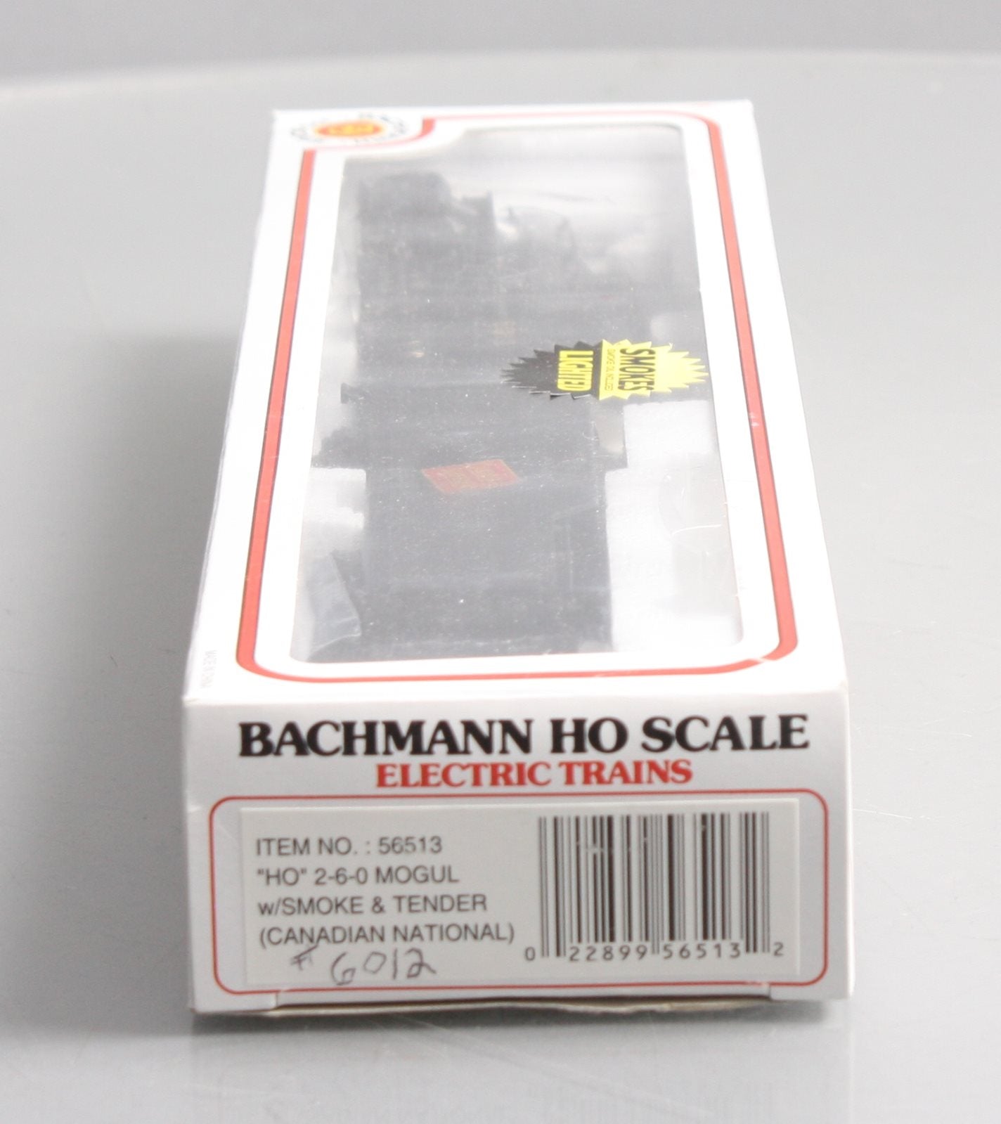 Bachmann 56513 HO Canadian National 2-6-0 Mogul Steam w/Tender & Smoke #6012