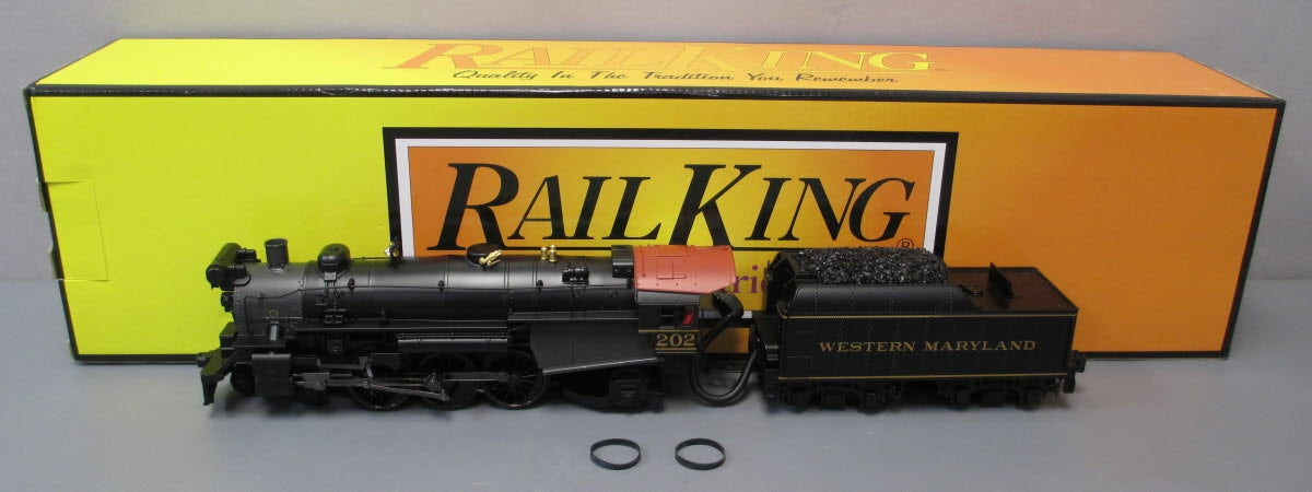 MTH 30-1555-1 Western Maryland 4-6-2 Imperial P47 Steam Engine #202 w/ PS2