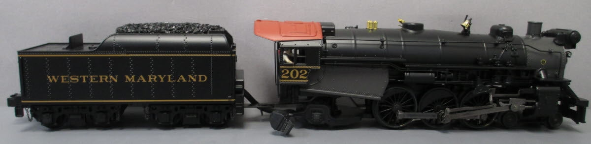 MTH 30-1555-1 Western Maryland 4-6-2 Imperial P47 Steam Engine #202 w/ PS2