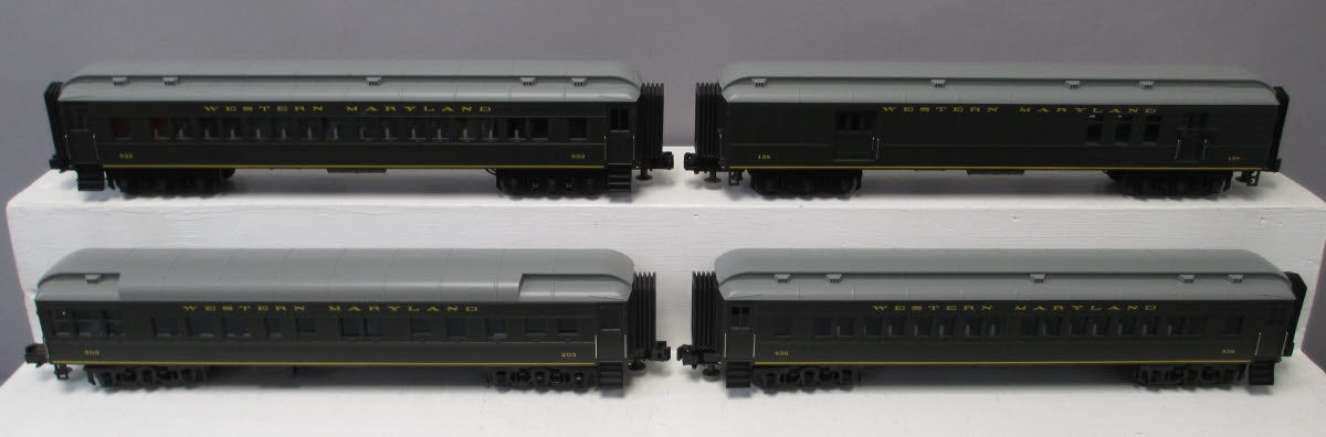 MTH 30-69049 O Western Maryland 60' Madison Passenger Car Set (Set of 4)