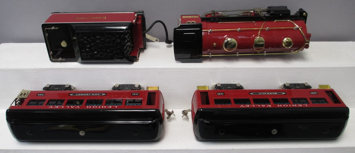 MTH 11-5003-1 Std. Gauge Tinplate No. 384 Steam Passenger Set w/PS2