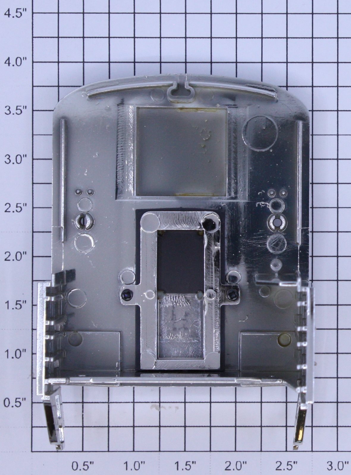 K-Line K4632-X001 Silver Painted Passenger Car Vestibule with Diaphragm