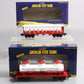 American Flyer 6-49625 S Gauge Bakelight 3 Dome Tank and Covered Hopper