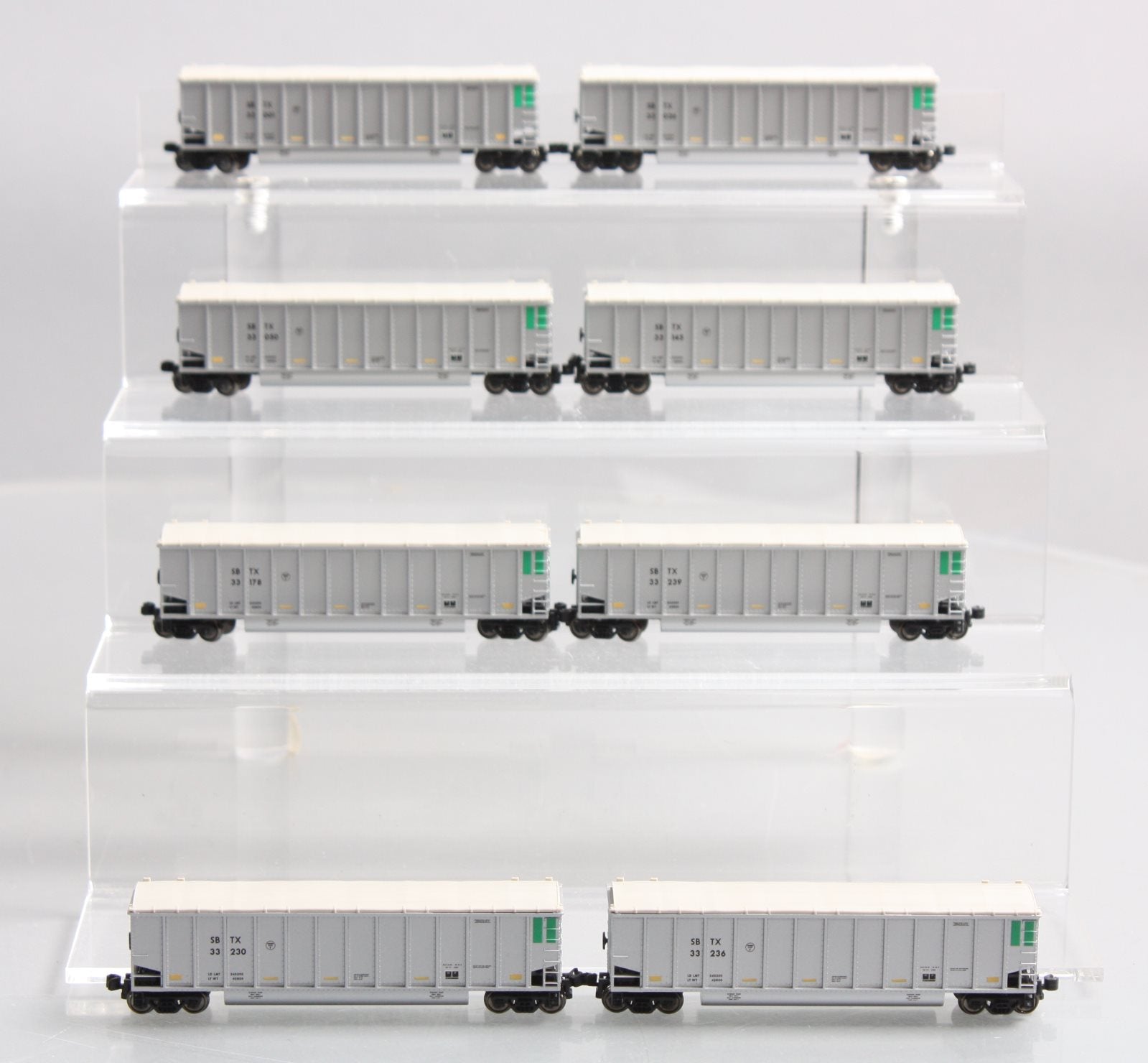 Kato 106-4653 N Scale SBTX Bethgon Protein Gondola Cars (Set of 8