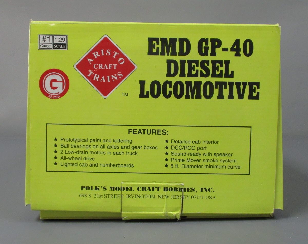 Aristo-Craft 23508 G Cotton Belt EMD GP-40 Diesel Locomotive #7600