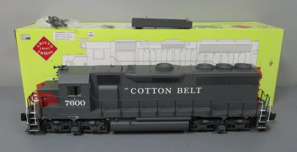 Aristo-Craft 23508 G Cotton Belt EMD GP-40 Diesel Locomotive #7600
