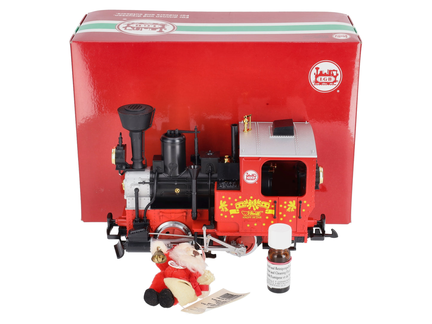 LGB 24211 G Scale Steiff Christmas Steam Locomotive