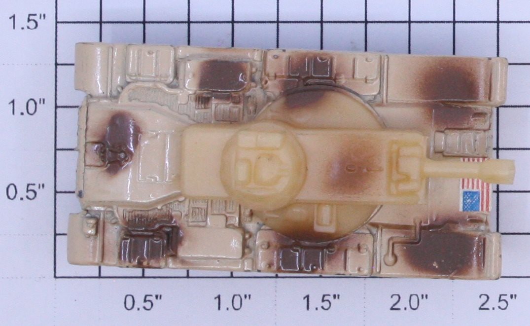 American Flyer 48508-12 S Gauge Desert Camouflaged American Army Tank