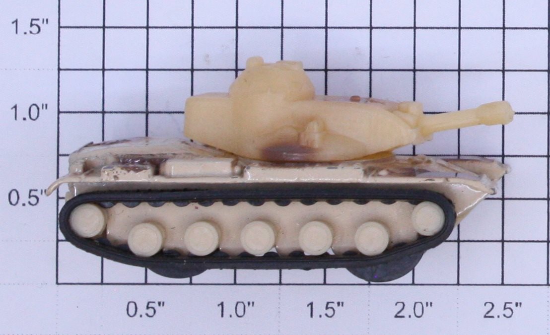 American Flyer 48508-12 S Gauge Desert Camouflaged American Army Tank